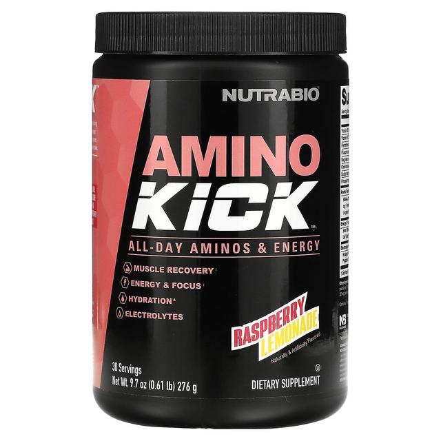 Nutrabio Labs, Amino Kick, Limonada de Framboesa, 0,61 lb (276 g) on Productcaster.