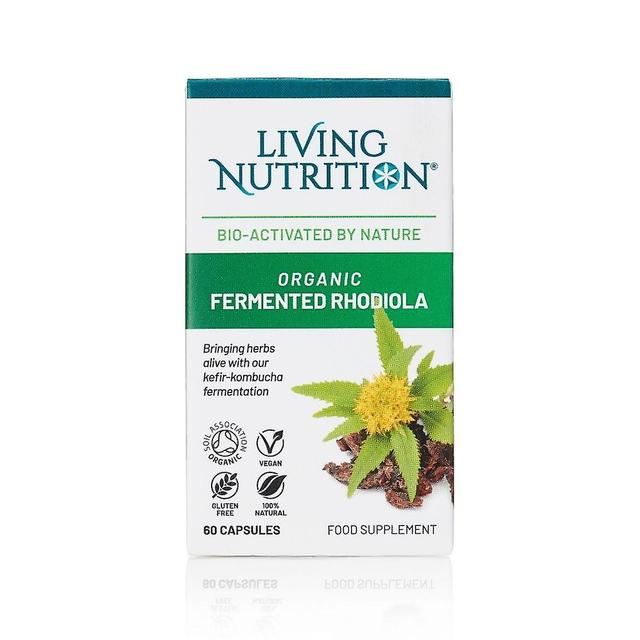 Living nutrition organic fermented rhodiola 60's on Productcaster.