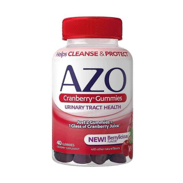 Azo cranberry gummies urinary tract health, mixed berry, 40 ea on Productcaster.