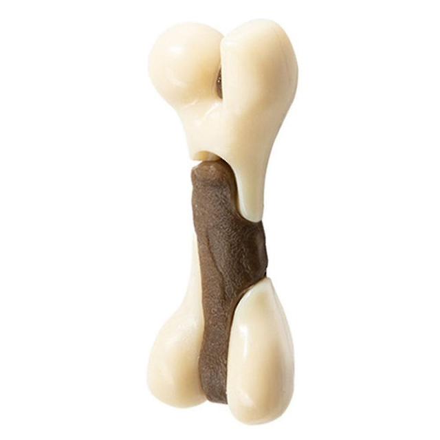 Scacv Dog Chewing Bone Toy Bite-resistent Pet Dog Molar Stick Multifunksjonell Pet Tooth Rengjøring Leker Bakre beinbein on Productcaster.