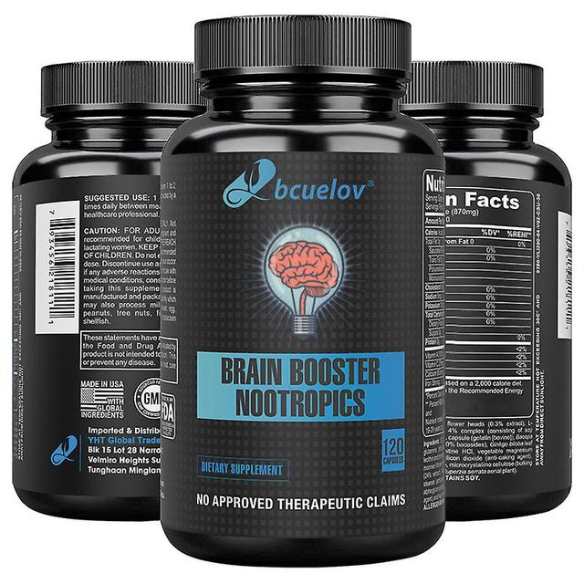 Visgaler Super Puzzle Brain-may Improve Memory, Concentration, Mental Clarity Alertness Boost Iq Verbal Recall Analytical Thinking 120 count-3 bottle on Productcaster.