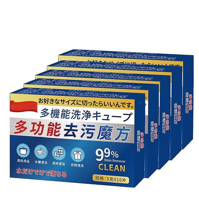 1/3/5box Japan Universal Stain Removal Tablets Cube, Japanese Universal Decontamination Cube Hot Non independent packaging 1Box-10Pcs on Productcaster.