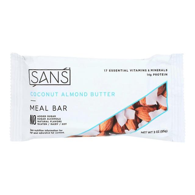 Sans - Meal Bar Coconut Almn Butter - Kiste mit 12-3 oz Stil159 on Productcaster.