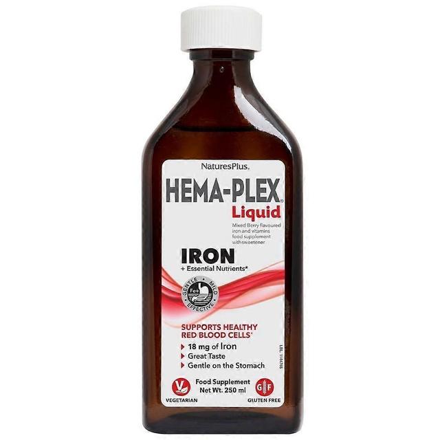 Nature's Plus HEMA-PLEX Liquid Iron 250ml on Productcaster.