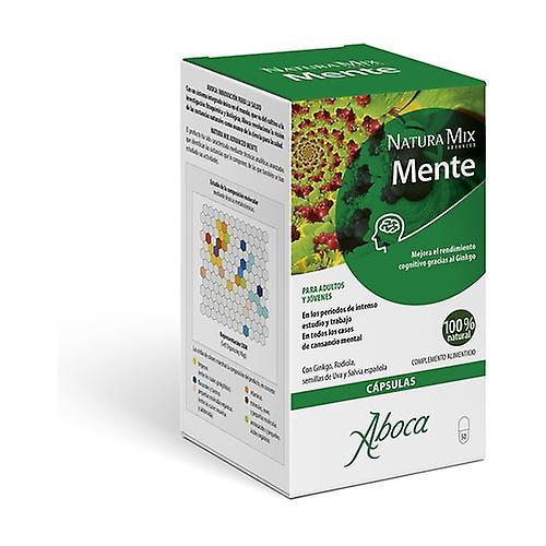 Aboca Natura mix advanced mind 50 capsules of 500mg on Productcaster.