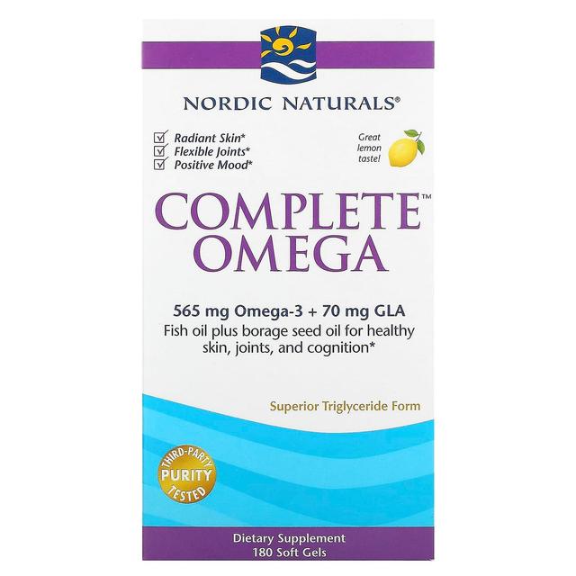 Nordic Naturals, Complete Omega, Citron, 180 Mjuka Geler on Productcaster.