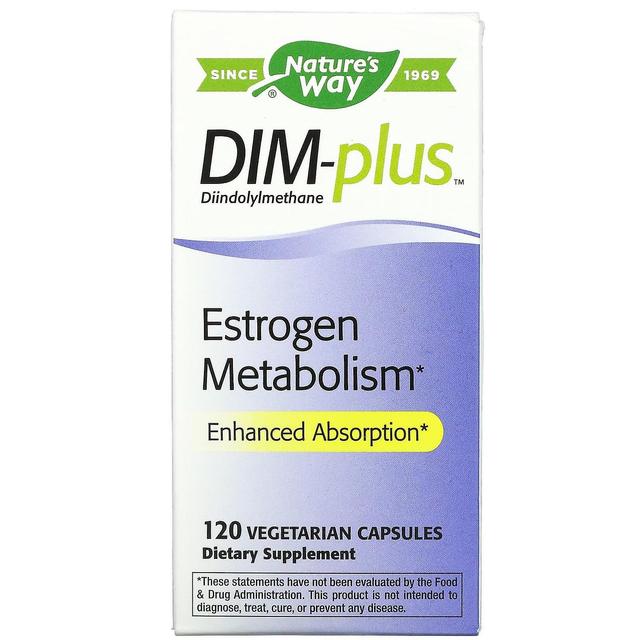 Nature's Way, DIM-plus, Estrogeeniaineenvaihdunta, 120 kasviskapselia on Productcaster.