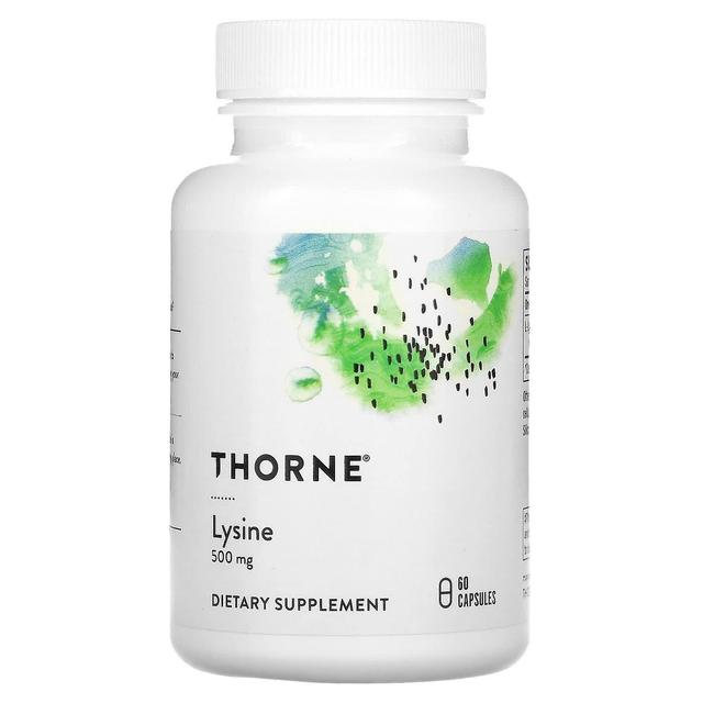 Thorne Research, L-Lisina, 500 mg, 60 Capsule on Productcaster.