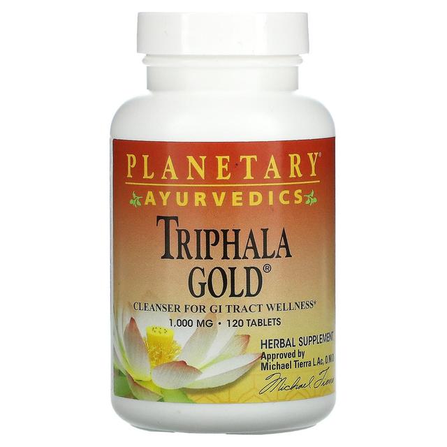 Planetary Herbals, Ayurveda, Triphala Gold, 1.000 mg, 120 Tabletten on Productcaster.