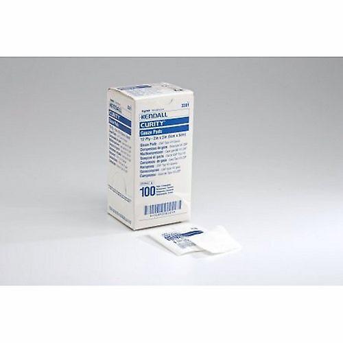 Cardinal Gauze Sponge Curity Gauze 12-Ply 2 X 2 Inch Square Sterile, Count of 1 (Pack of 1) on Productcaster.