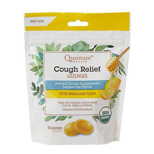 Quantum Organic Cough Relief Meyer Lemon ,18 Count on Productcaster.