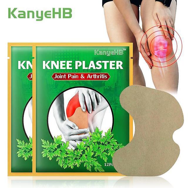 Natural Wormwood Joints Patch Multipurpose Muscle-relaxing Pain Stickers for External Use Green 48 Stickers on Productcaster.