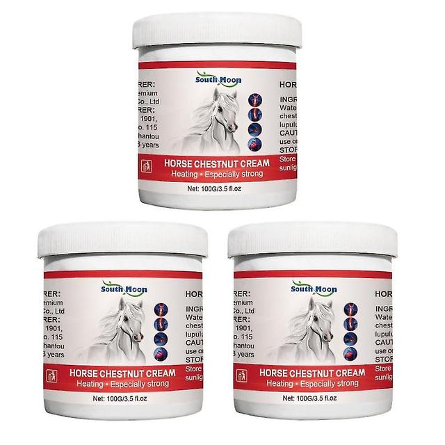 3pcs Horse Chestnut Soreness Soothing Cream Cervical Spine Pain Joint on Productcaster.