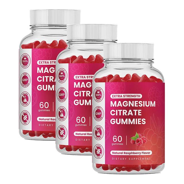 Extra Strength Magnesium Gummies 255 mg (alkuaine mg) annosta kohden - 60 vegaanista kumia - edistää terveellistä rentoutumista, lihaksia, luuta ja... on Productcaster.