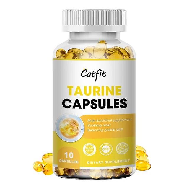 Catfit Pure-Biological Taurine Capsule Reproduktiv Och Nervös Utveckling Stärka Syn & Neurologisk Respons Speedhuamade Huamade 10pcs on Productcaster.