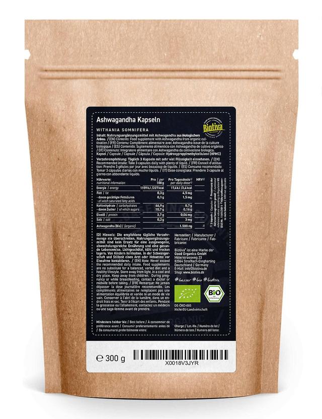 Good Organics GmbH Ashwagandha capsules bio8588 500 kapseln on Productcaster.