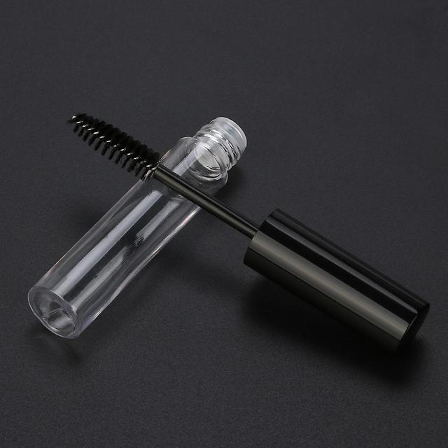 Kakanwo 10mL Empty Mascara Tube Eyelash Cream Vial/Liquid Bottle/Container Black Cap Clear One Size on Productcaster.