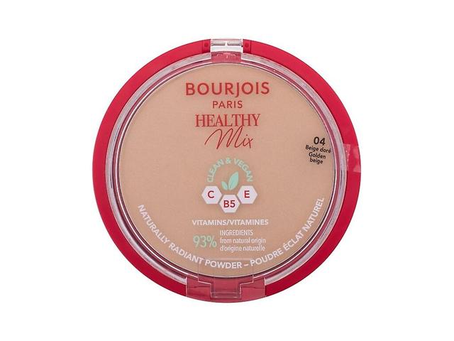 Bourjois Paris - Healthy Mix Clean & Vegan Naturally Radiant Powder 04 Golden Beige - For Women, 10 on Productcaster.