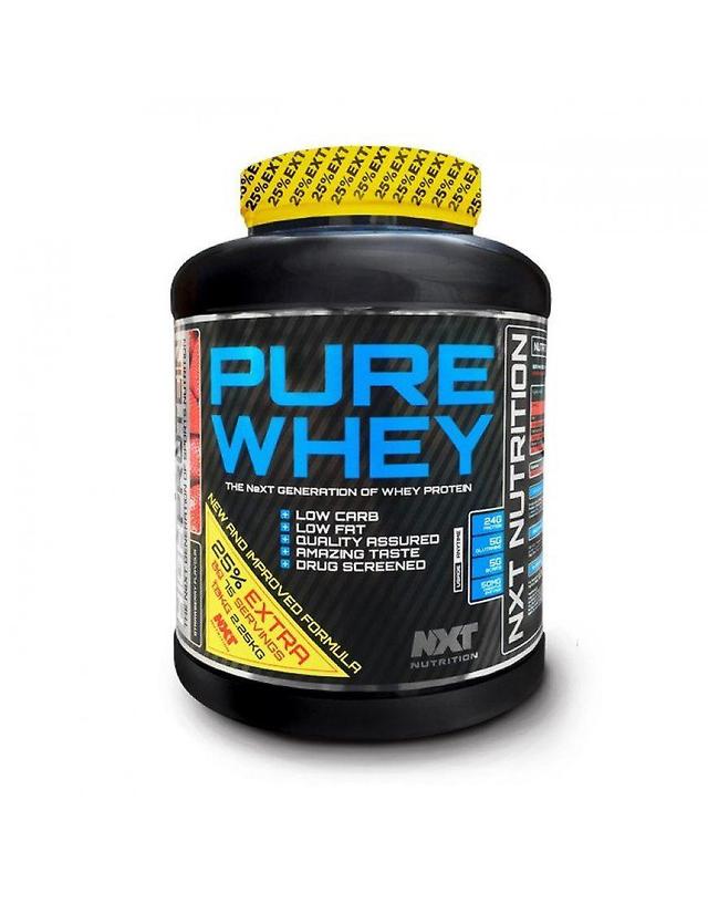 NXT Nutrition Pure Whey Powder - Low Fat - Muscle Building - 2.25KG Banana on Productcaster.