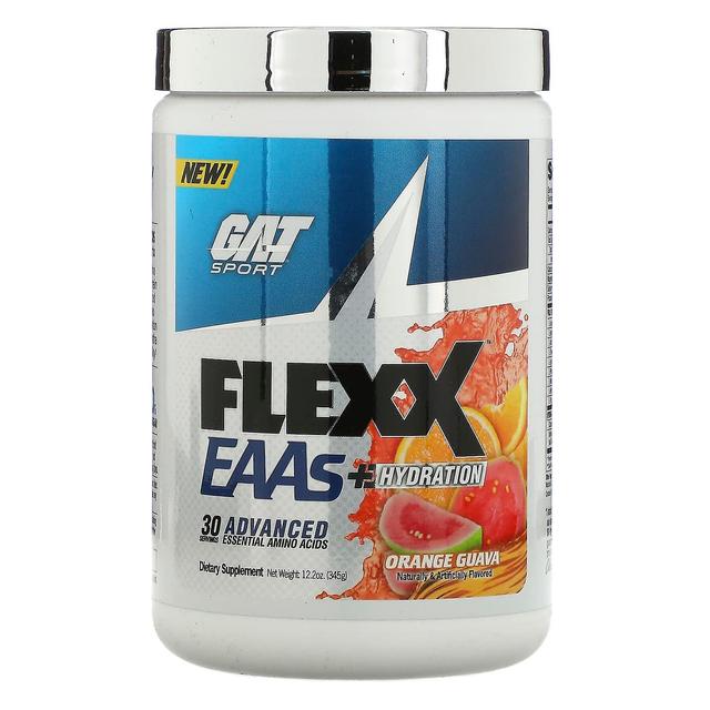 GAT, Flexx EAAs + Hydrering, Orange Guava, 12.2 oz (345 g) on Productcaster.