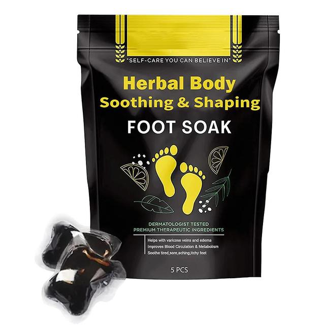 unbrand Herbal Detox & Shaping Foot Soak Fatigue Stress Relief Gel Bead Foot Bath Pack 5pcs on Productcaster.