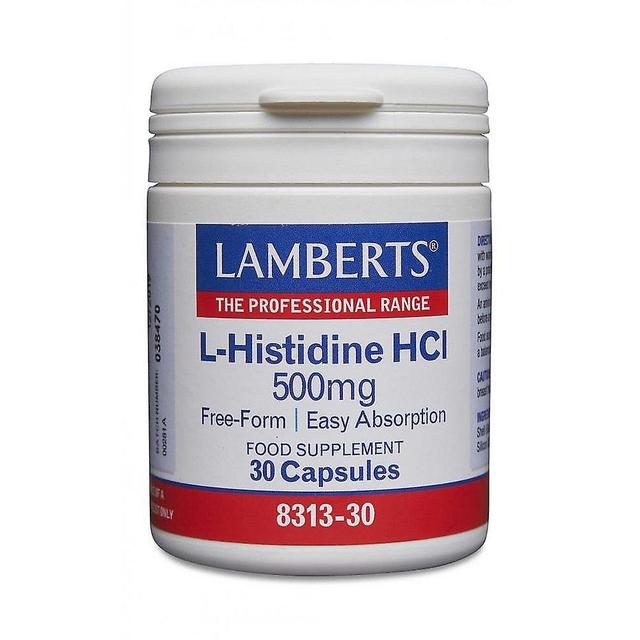 Lamberts l-histidiini hcl 500mg 30's on Productcaster.