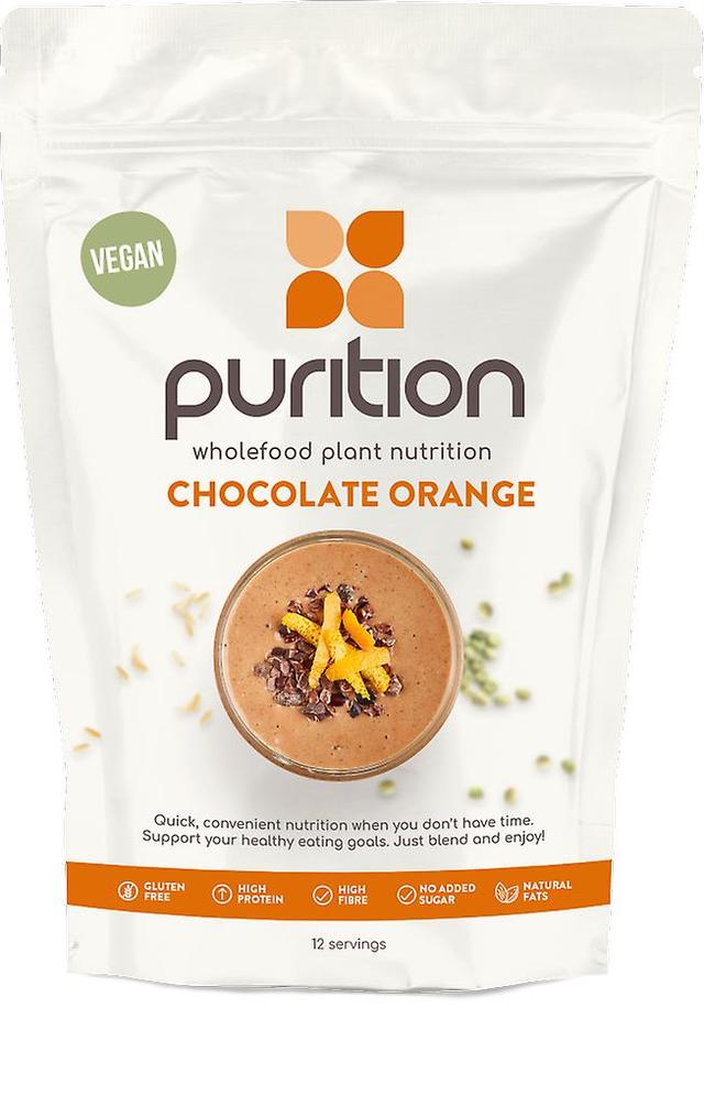 Purition vegan wholefood växtnäring choklad apelsin 500g on Productcaster.