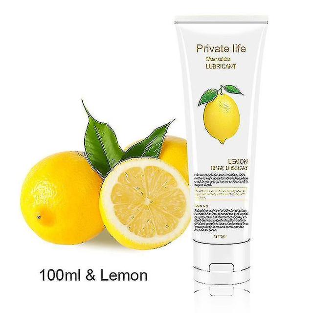 Lubrifiant de saveur de fruit pour le sexe anal Huile de massage sexuel oral Huile lubrifiante Lemon on Productcaster.