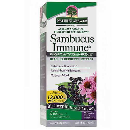 Nature's Answer Sambucus Immuunondersteuning, 4 oz (Pakket van 2) on Productcaster.