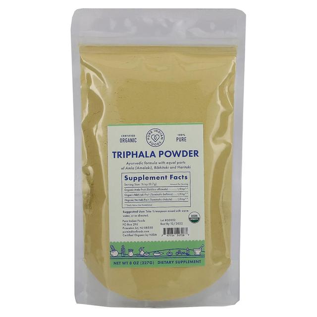 Pure Indian Foods, Organic Triphala Powder, 8 oz (227 g) on Productcaster.