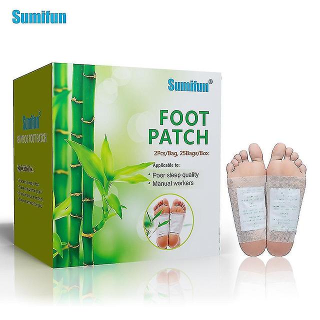 Detox Foot Patches For Stress Relief Deep Sleep, Detox Foot Pads With Natural Bamboo Vinegar To Remove Body Toxins, 50 Patches on Productcaster.