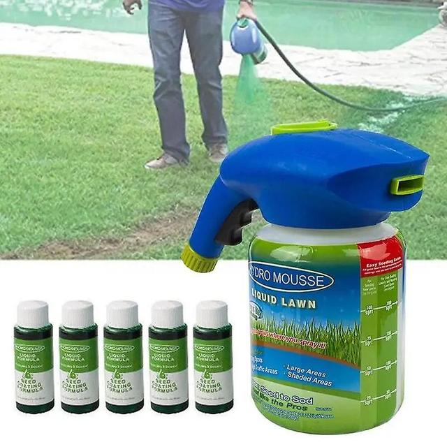 Bzix Lawn Sprayer Seed Liquid Hydro Seeding System Mousse Household Grass Care Choice 2 on Productcaster.