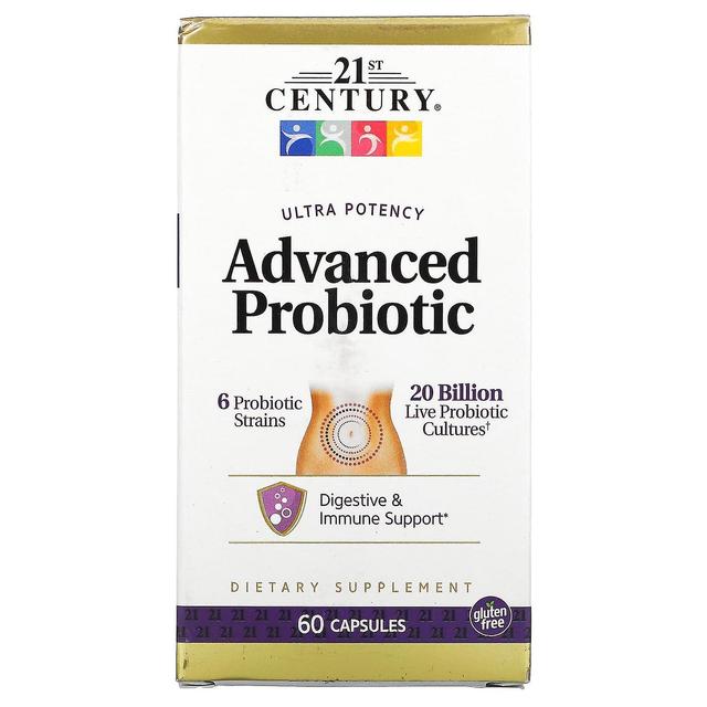 21st Century, Ultra Potency Advanced Probiotic, 60 Capsules on Productcaster.