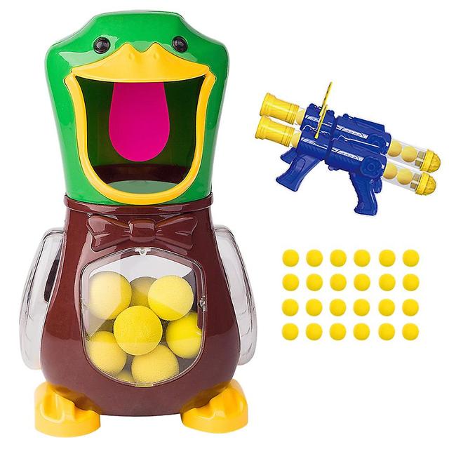 Hungry Ducks Shooting Toy Set Multifunctional Scoring Battling Toys For Boys Girls 24 Balls No Function on Productcaster.