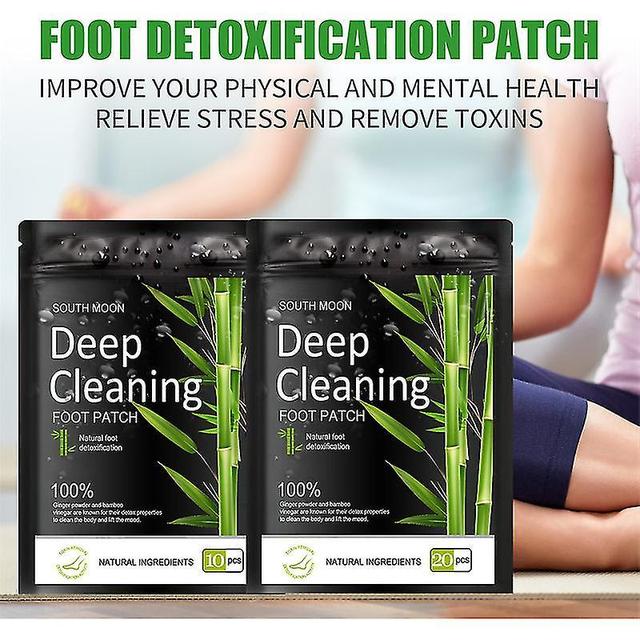 Natural Herbs Detox Foot Patches Pads Body Feet Toxins Cleansing Foot Patches Help Sleep 10/20pcs#xz on Productcaster.