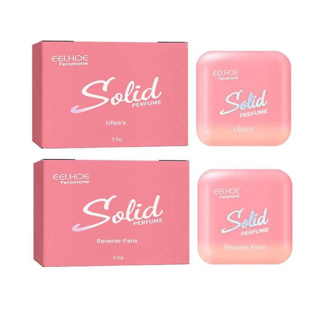 Pheromone Solid Balm Natural Light Fragrance Long-lasting Fragrance Portable Smear Body Skin Balm B C 2pcs on Productcaster.