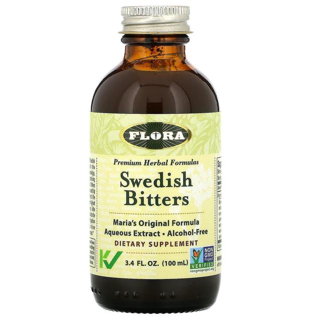 Flora, Bitter svedesi, Senza alcool, 3.4 fl oz (100 ml) on Productcaster.