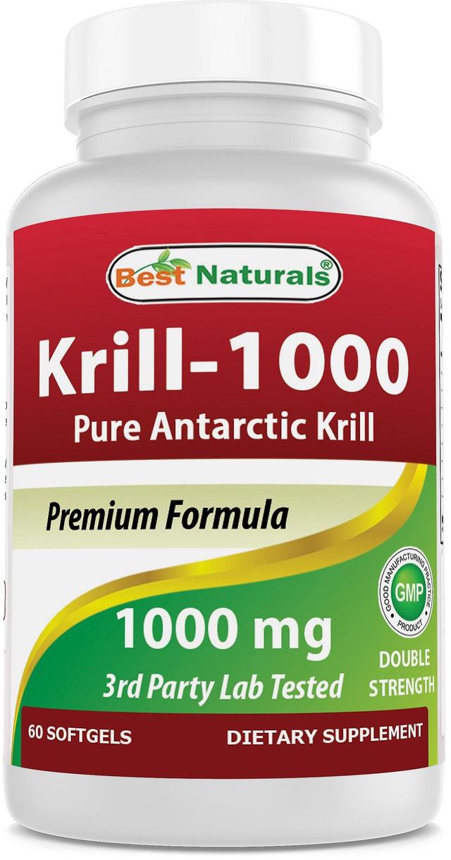 Best naturals krill oil 1000mg 60 softgels on Productcaster.