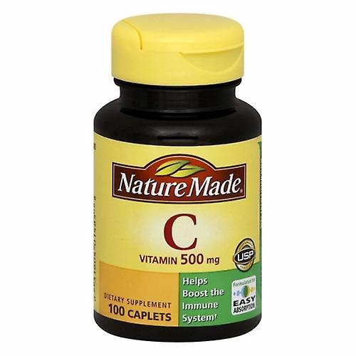 Nature Made Vitamin C,500mg,100 Caplets (Pack of 1) on Productcaster.