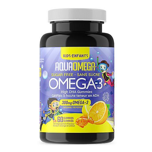 AquaOmega High DHA Kids Gomitas Naranja ,60 Gomitas on Productcaster.