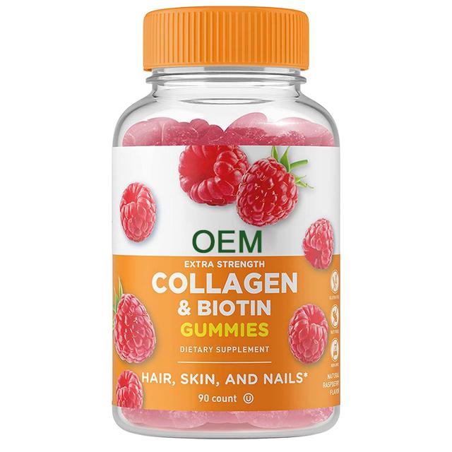 1 Pack Ultra Concentrated Collagen & Biotin Gummies, Natural Raspberry 1pc on Productcaster.