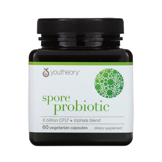 Youtheory, Spore Probiotic, 6 Billion CFU, 60 Vegetarian Capsules on Productcaster.