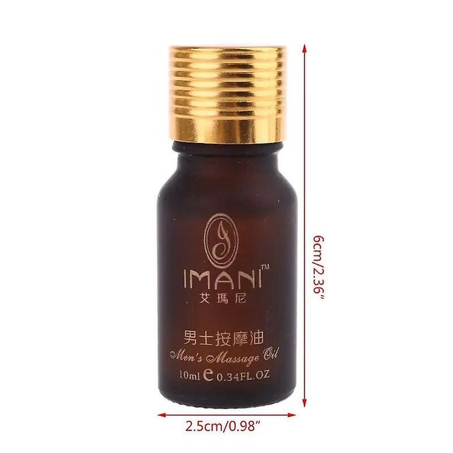 10ml Ingrédient À Base De Plantes Naturelles Huile Essentielle Pommade Hommes Agrandissement Retard Éjaculation Enhancer Delay Time Adulte on Productcaster.