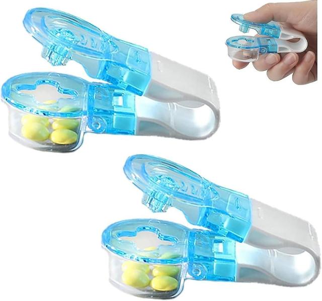 Portable Pill Taker, Pill Popper pour Blister Packs, 1/2/4/5 Pack Pill Maker Splitter avec boîte de rangement, outil d’assistance à l’ouvre-paquet ... on Productcaster.