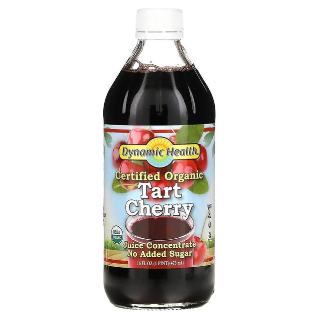 Dynamic Health, Certified Organic Tart Cherry, Juice Concentrated, 16 fl oz (473 ml) on Productcaster.