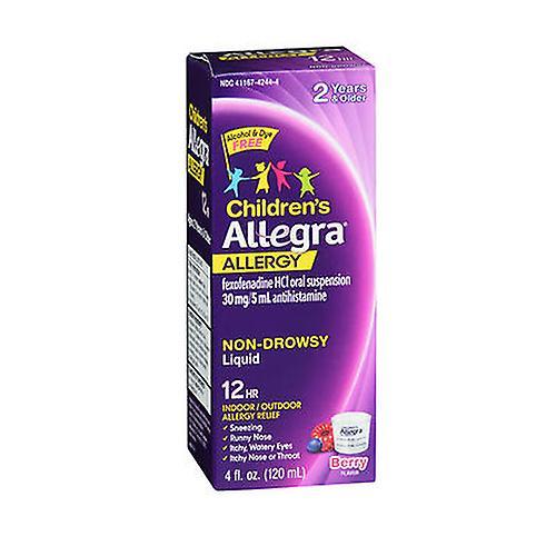 Allegra Childrens Allergy Oral Suspension, Berry Flavor 4 oz (Pack of 1) on Productcaster.