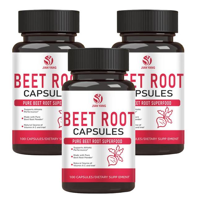 Beetroot Capsules Beetroot Extract Beetroot Powder For The Immune System 3pcs on Productcaster.