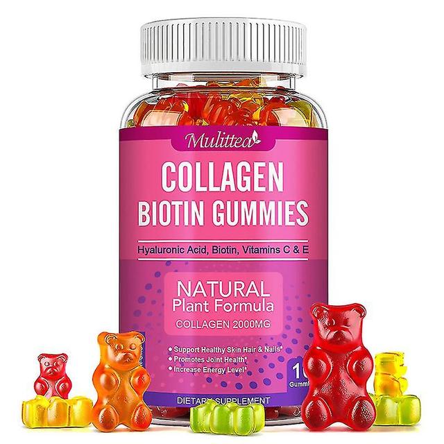 Guoguo Collageen Gummies Biotine Voor Haargroei Whitening Huidverzorging Gezondheid Nagels & anti-aging Vitaminen C E Voedingssupplement 30pcs on Productcaster.