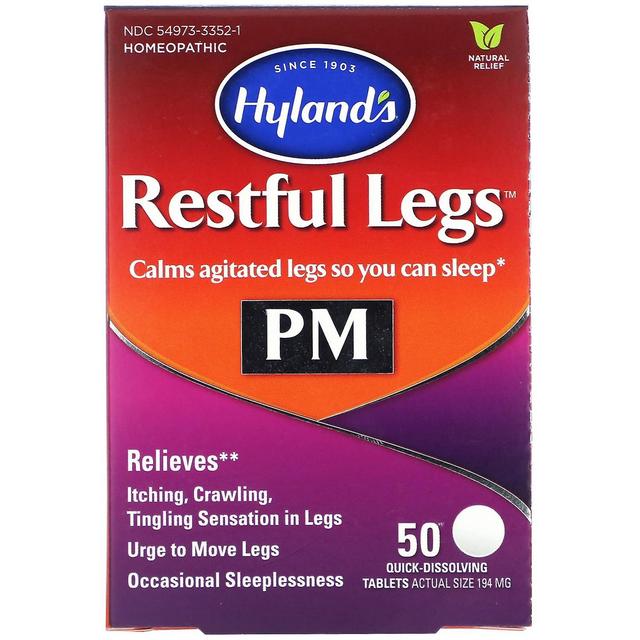 Hyland's, Restful Legs PM, 50 Quick-Dissolving Tablets on Productcaster.