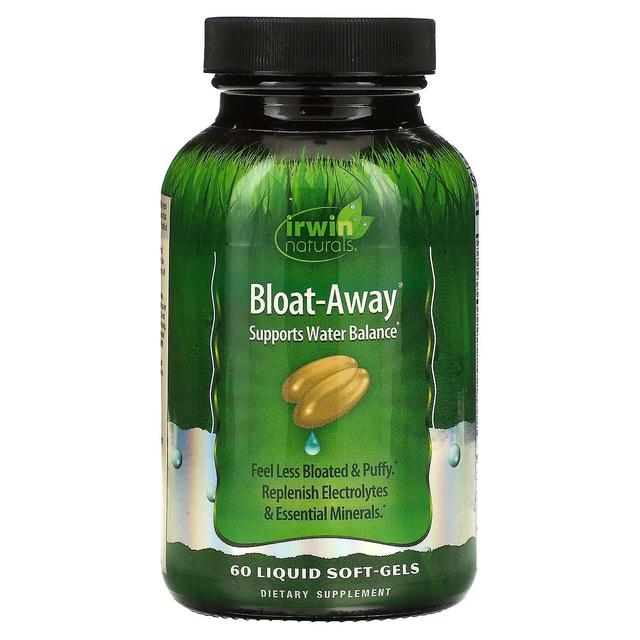 Irwin Naturals, Bloat-Away, 60 Liquid Soft-Gels on Productcaster.